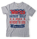 4th of July Independence day T shirt USA American United States Patriotic T shirt Refusing to Lose since 1776 American Tee Shirt Graphic Tee – Feel-Good Design · Must-Have Style