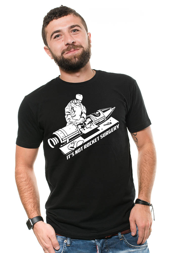 Funny Geek T shirt Rocket Surgery Funny Mens shirt birthday gift T shirt Graphic Tee – Easygoing Wear · Must-Have Style