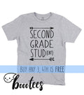 Second Grade Shirt Boy T Shirt 2nd Grade First Day of School Back to School Outfit Clothes Graduation Funny Stud Student Tribe Kid Hello Graphic Tee – Everyday Comfort · Trending Graphic Apparel