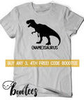 Dinosaur Shirt Custom T Shirt Gift T Rex Dad Tee Kids Girls Women Men Christmas Gift Present Dino Saurus Trex Son Uncle Personalized Daddy Graphic Tee – Warm & Stylish · High-Quality Print