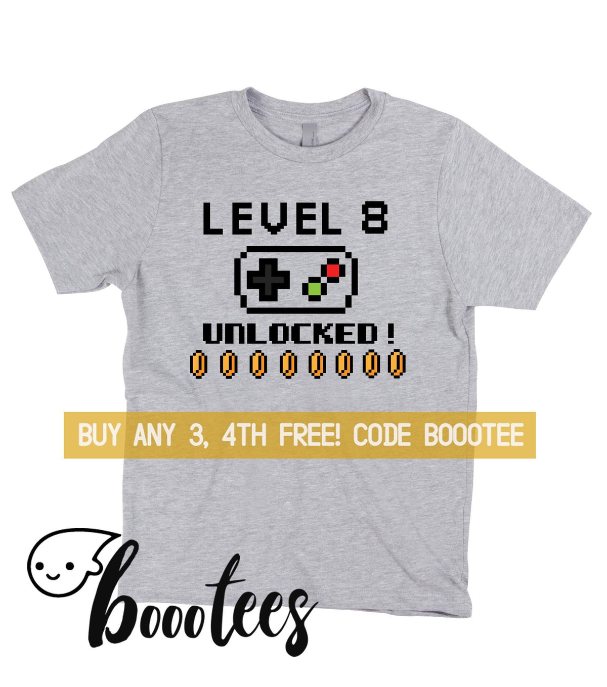8th Birthday Shirt Adult Kids Toddler T Shirt T Tee Eighth Bday Turning Eight 8 Years Old Nephew Son Daughter Birthday Party Favors Girl Boy Graphic Tee – Soft Feel · Great Gift For Fans