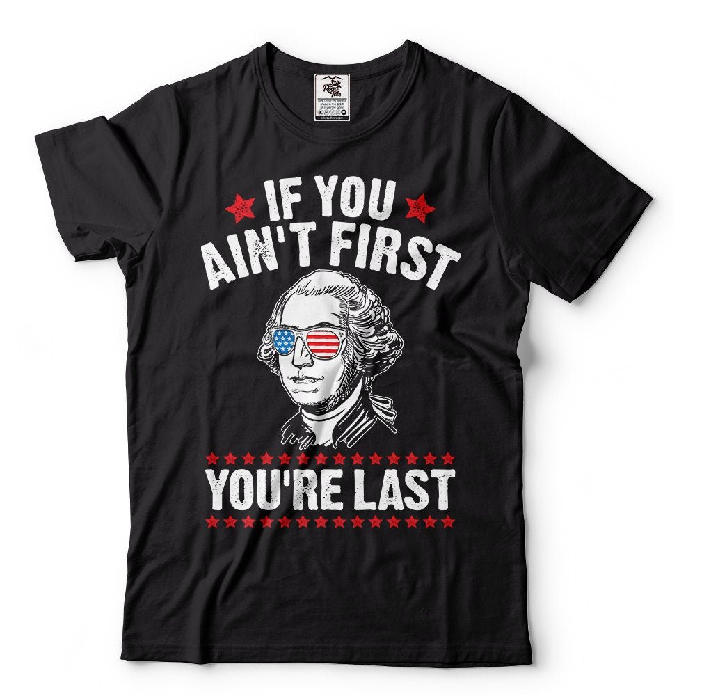 4th of July Independence day American USA t shirt US Birthday mens shirt George Washington Tee Shirt Graphic Tee – Soft Feel · Perfect For Daily Wear