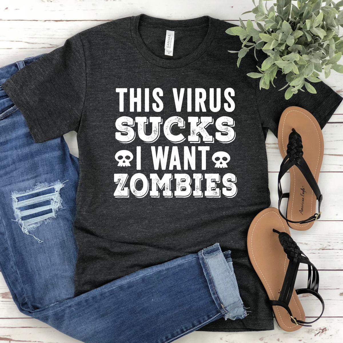 This virus sucks I wanted zombies Funny Quarantine Shirt Social Distancing Funny Tee Quarantine GiftUnisex Jersey Short Sleeve Tee Jersey – Bold Style · High-Quality Print