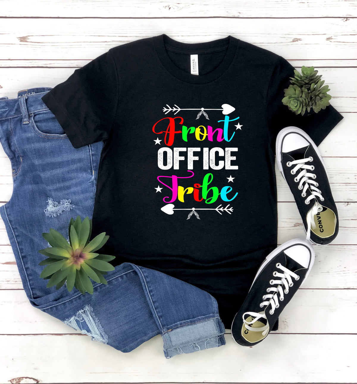 Front Office Tribe Secretary Shirt Squad First Grade Tribe School Teacher Teaching Shirt Teacher Team Unisex Graphic Tee Graphic Tee – Cozy Vibes · Top Pick For Any Outfit
