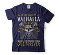 Mens T shirt Valhalla Viking Skull Tee shirt Halls of Valhalla Ragnar Tee shirt Graphic Tee – Aesthetic Look · High-Quality Print