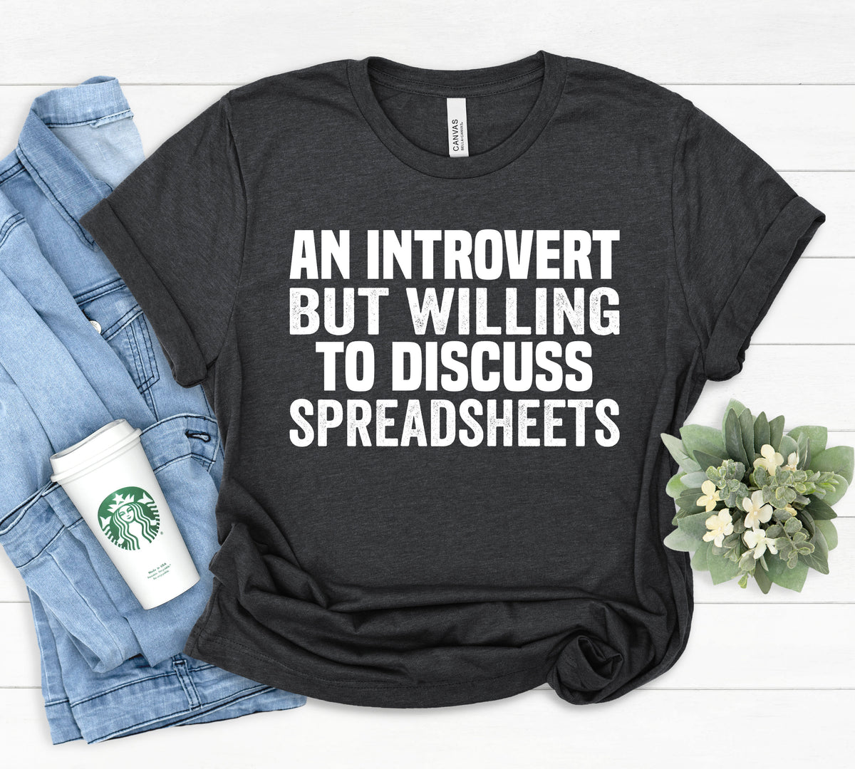 An introvert discuss Spreadsheet Office Worker Shirt Data Analyst Accountant Shirt Gift For Actuary Statistician Gifts Finance Gift Graphic Tee – Fan Favorite · Top Pick For Any Outfit