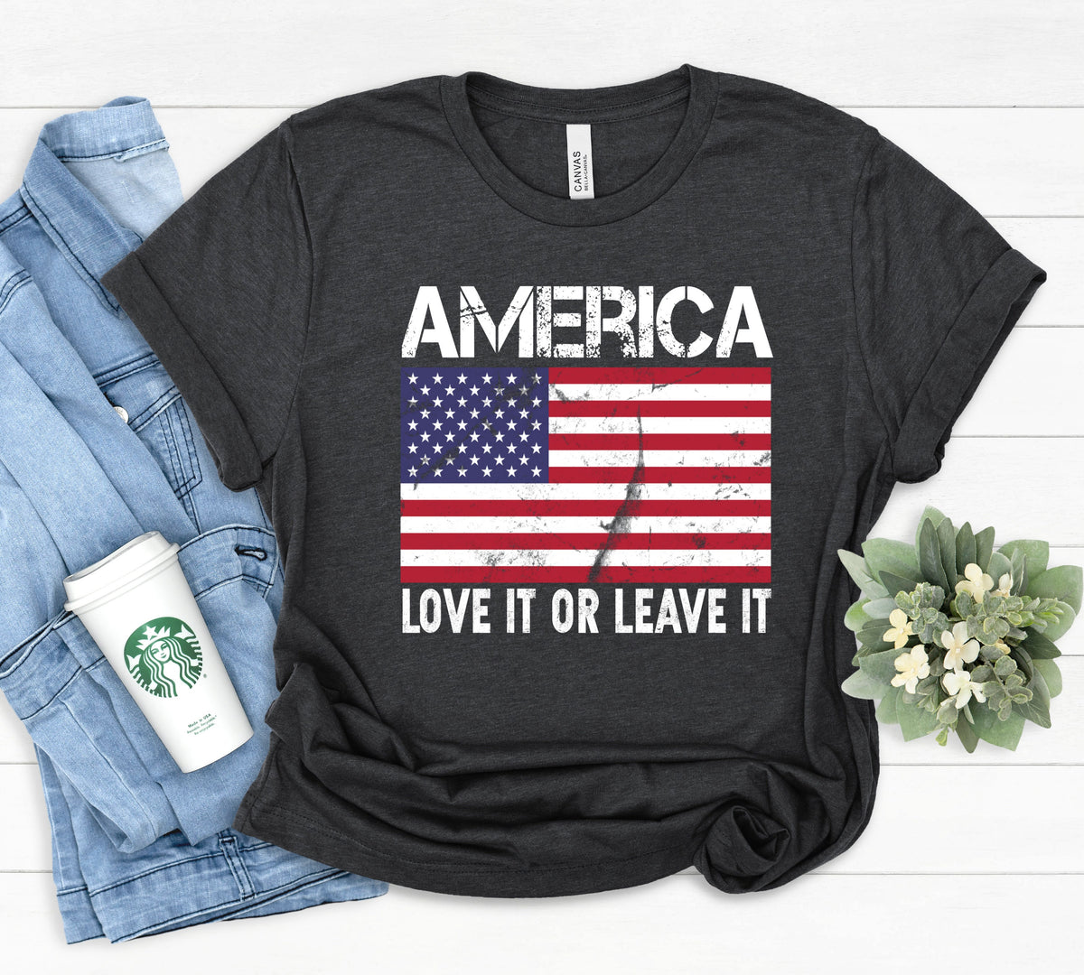 America Love it or Leave ItT Shirt America Flag T shirt Awesome Patriotic tshirt Patriotic Gift Love USA Flag Tee Shirt July 4 Tshirt Graphic Tee – Cozy Vibes · Trending Graphic Apparel