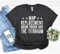 Hip Replacement Face Shirt Hip Surgery Tees Recovery Gift Post Surgery Shirt After Surgery Survivor Prosthetic Hip Gift for Her Him Graphic Tee – Aesthetic Look · Trending Graphic Apparel