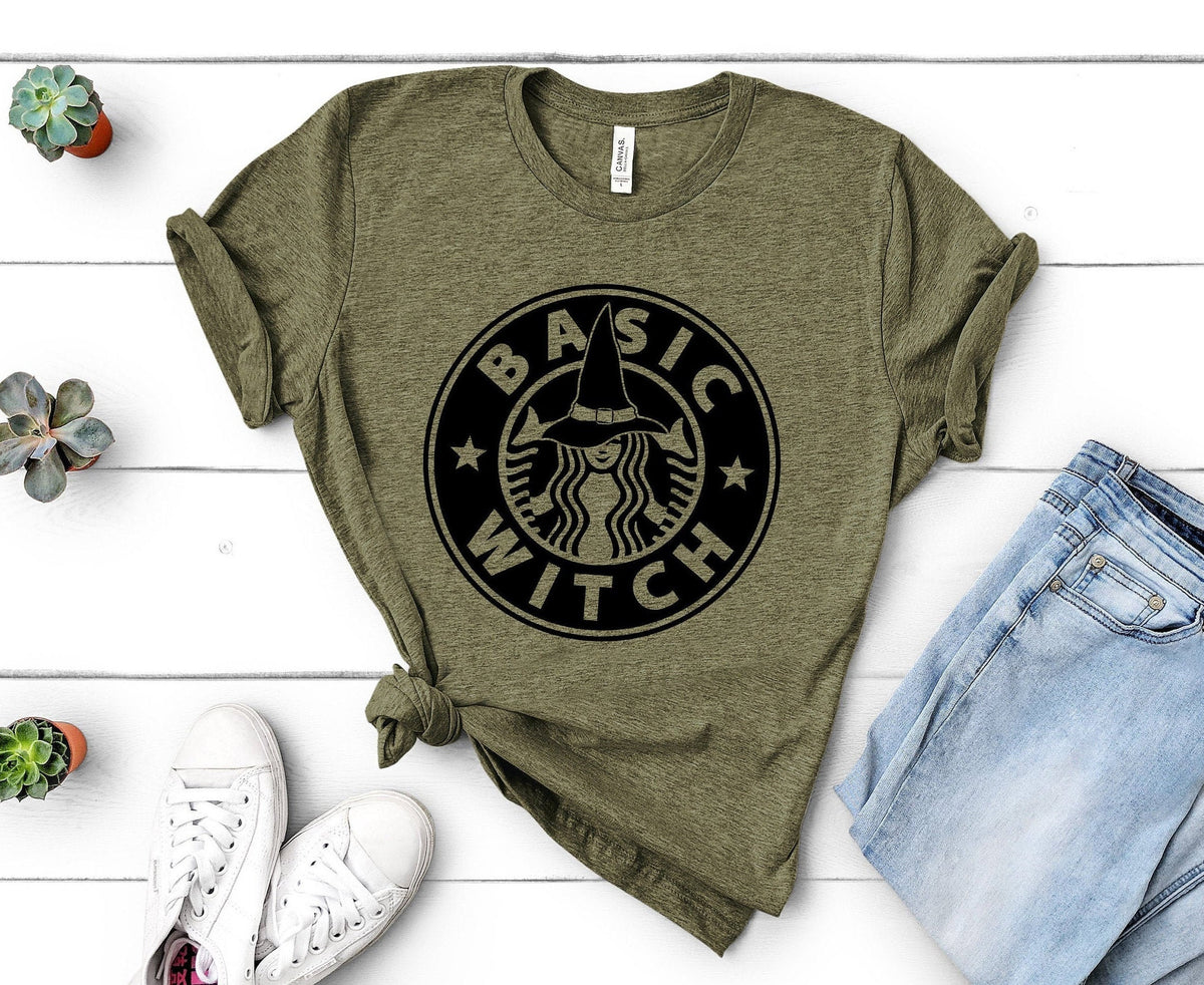 Basic Witch T shirt Fall Womens Shirt Basic Witch Shirt Ladies Fall Tee Halloween Shirt Witch Shirt Unisex Shirt Fall Shirt Women Graphic Tee – Everyday Comfort · Trending Graphic Apparel