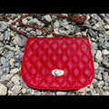 VTG Y2K Faux Leather Quilted Chain Handbag Tote Bag – Cozy Vibes · Great Gift For Fans