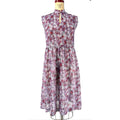 VTG Floral Keyhole Sheer Overlay Day Dress Graphic Tee – Warm & Stylish · Top Pick For Any Outfit