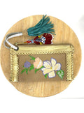 World Family Ibiza Zippered Fringe Floral Embroidered Envelope Clutch Purse Graphic Tee – Premium Graphic · Trending Graphic Apparel