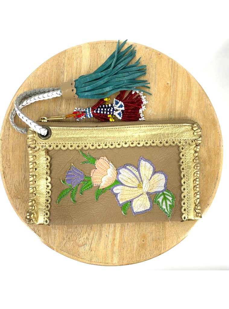 World Family Ibiza Zippered Fringe Floral Embroidered Envelope Clutch Purse Graphic Tee – Premium Graphic · Trending Graphic Apparel