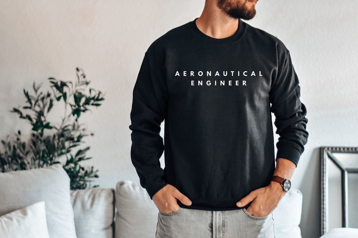 Aeronautical engineer shirt sweatshirt hoodie tank top mask gift graduation aerospace engineering aircraft Hoodie – Aesthetic Look · High-Quality Print