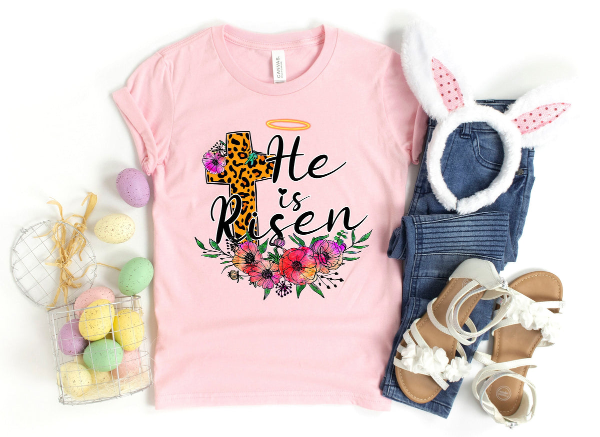 He Is Risen Shirt Easter Shirt Christian Shirt Religious Shirt Inspirational Shirt Gift for Her Easter Gift Jesus shirt Graphic Tee – Feel-Good Design · Must-Have Style