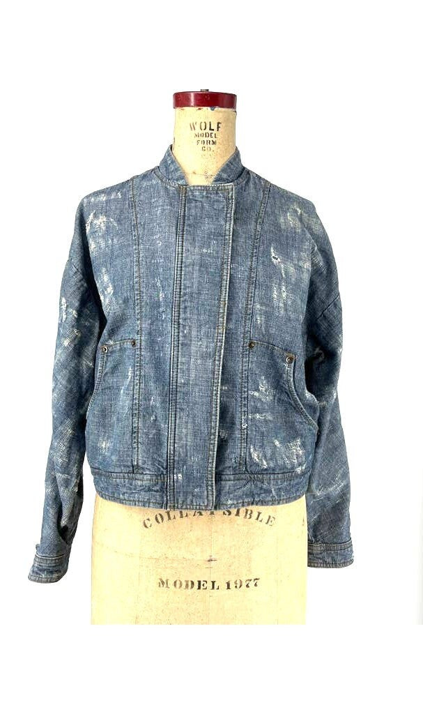 Free People Tattered Tennis Bomber Jean Jacket Indigo XS Graphic Tee – Warm & Stylish · Trending Graphic Apparel