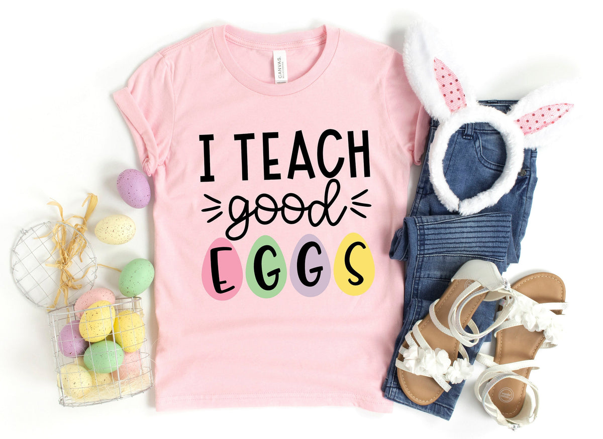 I Teach Good Eggs ShirtEaster Teacher ShirtEaster Day Shirt Women Easter ShirtEaster DayCute Easter Teacher ShirtEaster Shirt Graphic Tee – Cozy Vibes · Must-Have Style