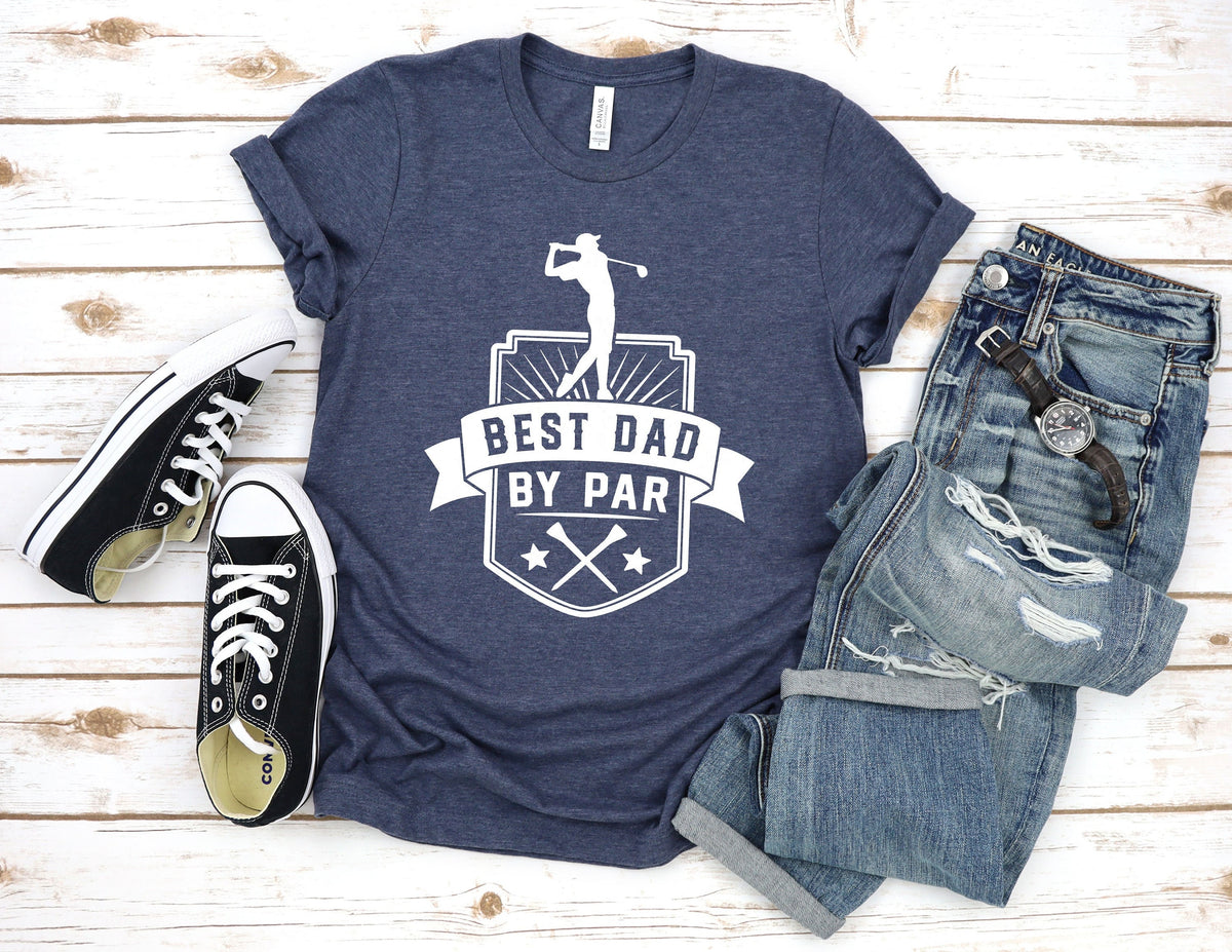 Gift for Dad Crewneck Shirt Best Dad By Par Tee Golf Gift Tshirt Fathers Day Gift for Dad T Shirt Golfing Unisex Shirt Gift for Him Graphic Tee – Everyday Comfort · Must-Have Style