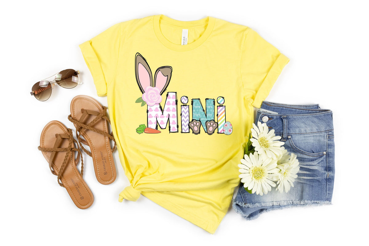Mini Bunny mini bunny shirt Mini Bunny Baby bunny Pregnancy Shirt Easter Expecting Mini Top Easter Mini Shirt Mini Bunny t shirt mini Graphic Tee – Premium Graphic · Perfect For Daily Wear