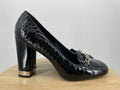 j Vincent Patent Leather Chain Detail Block Heel Shoes Size 85 Graphic Tee – Premium Graphic · Great Gift For Fans