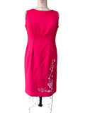 Lindsey Scott Women39s Shift Dress Red Embroidered Sleeveless 10P Graphic Tee – Feel-Good Design · Great Gift For Fans