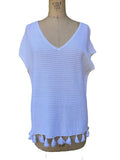 Tommy Bahama Women39s White Knit Poncho Shirt Cover Up M L Graphic Tee – Bold Style · Great Gift For Fans