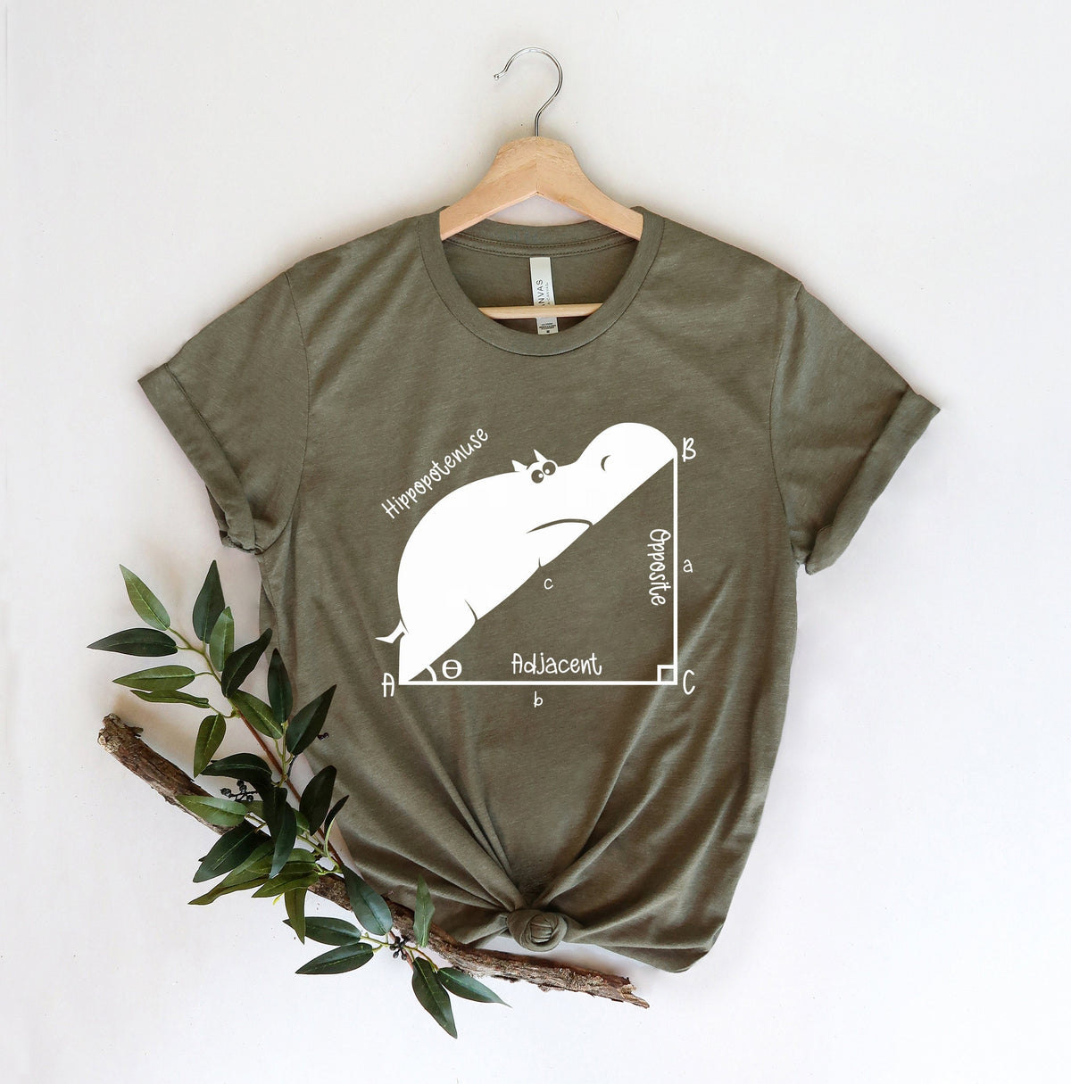 Funny Math Teacher T Shirt Funny Hippopotenuse Shirt Teacher Shirt Geometry Teacher Gift Gift for Teacher Geometry Nerd Gift Graphic Tee – Soft Feel · Must-Have Style