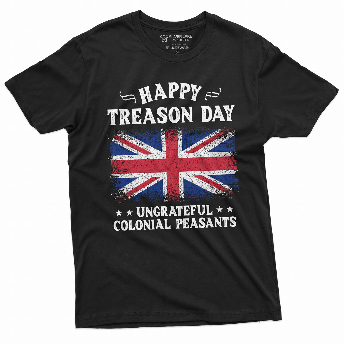 4th of July Funny Happy Treason Day T shirt Humor Cool Ungrateful Colonial Peasants Britain UK USA Funny Tee Graphic Tee – Easygoing Wear · Trending Graphic Apparel