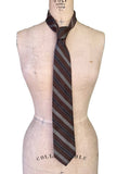 Vintage Pride of England Brown Silk Blend Chevron Men39s Neck Tie Graphic Tee – Fan Favorite · Great Gift For Fans