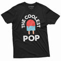 Men39s Coolest Pop Tee Shirt Fathers day Grandpa Papa Tee Shirt Pops Christmas Gift Idea Graphic Tee – Warm & Stylish · Great Gift For Fans