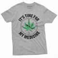 Men39s Marijuana Weed Funny T shirt Time for Medicine 420 Clock Cannabis Tee Shirt For Him Graphic Tee – Bold Style · Trending Graphic Apparel