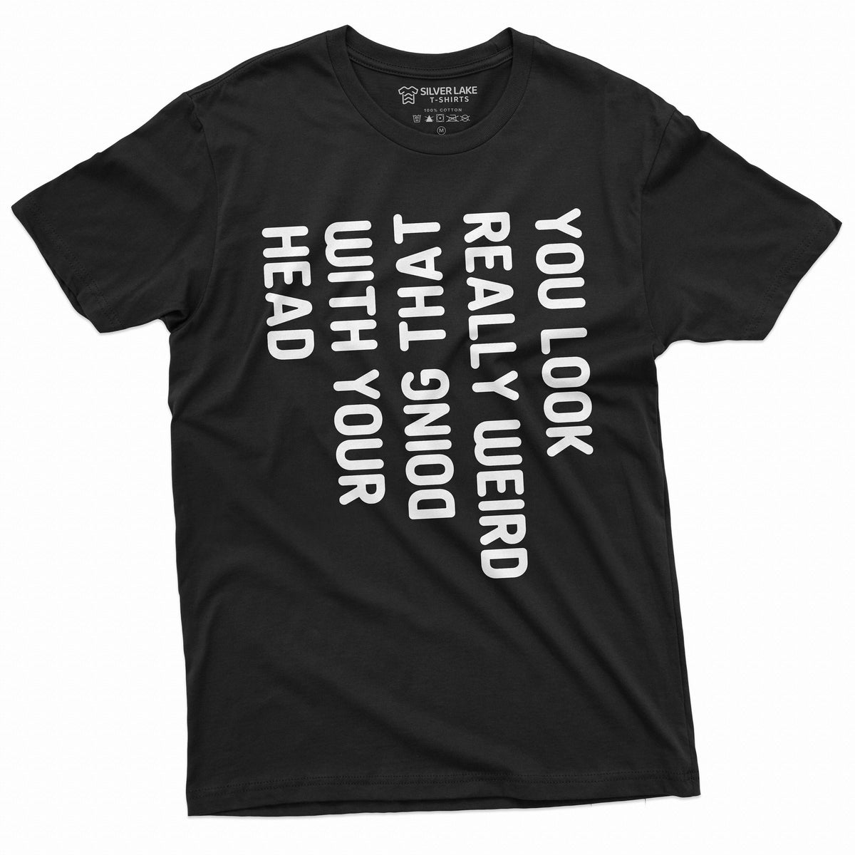 Funny T shirt Look Weird Head movement Tee Shirt Birthday Gift Creative Funny Shirt Christmas Funny Tees Graphic Tee – Feel-Good Design · High-Quality Print