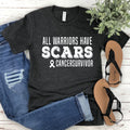 All Warriors Have Scars Cancer Survivor Shirt Breast Cancer Awareness Cancer Recovery Gift T shirt Cancer Unisex Short Sleeve Tee Graphic Tee – Easygoing Wear · Trending Graphic Apparel
