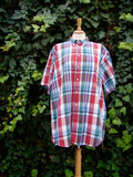 Vintage 80s Men39s Plaid Short Sleeve Clubfellow Button Up Shirt Large Graphic Tee – Fan Favorite · Trending Graphic Apparel