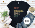 31st Wedding Anniversary Gift for Husband Best Husband since 1991 Shirt 31 Year Wedding Anniversary Tee for Him Married for 31 Years Tee Graphic Tee – Everyday Comfort · High-Quality Print