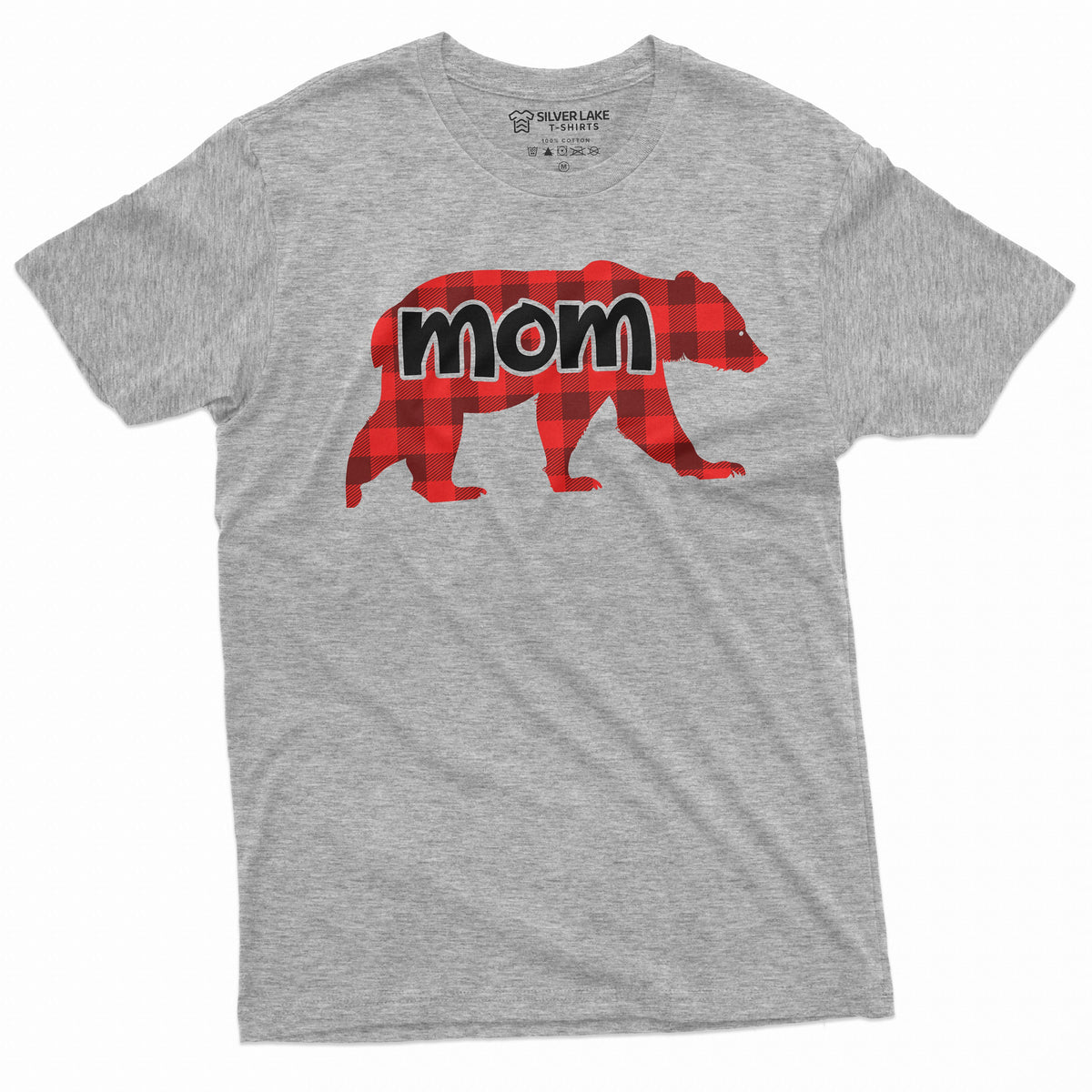 Bear with Pajamas stripes Gift for Mother Christmas Tee Shirt Mom Mama Gift Tee shirt Unisex Style Tee for her Graphic Tee – Cozy Vibes · High-Quality Print