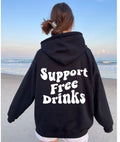 Support Free Drinks Unisex Heavyweight Hoodie Sweatshirt Hoodie – Soft Feel · Perfect For Daily Wear