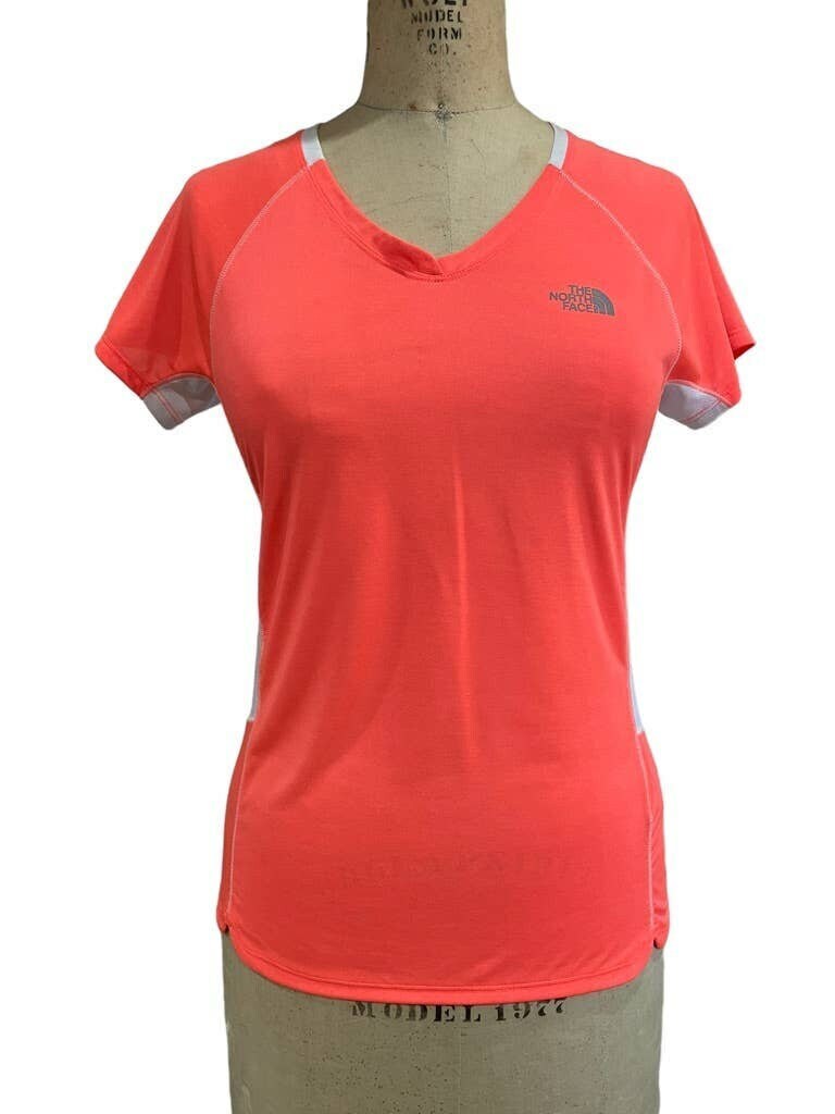The North Face Women39s Flashdry T Shirt Orange V Neckline Athletic S Graphic Tee – Feel-Good Design · Top Pick For Any Outfit