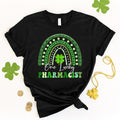 St Patricks Day Pharmacist Shirt Pharmacy Life St Pattys Day Shirt Pharmacist Patrick39s Day St Paddys Gift For Pharmacist Graphic Tee – Aesthetic Look · Great Gift For Fans