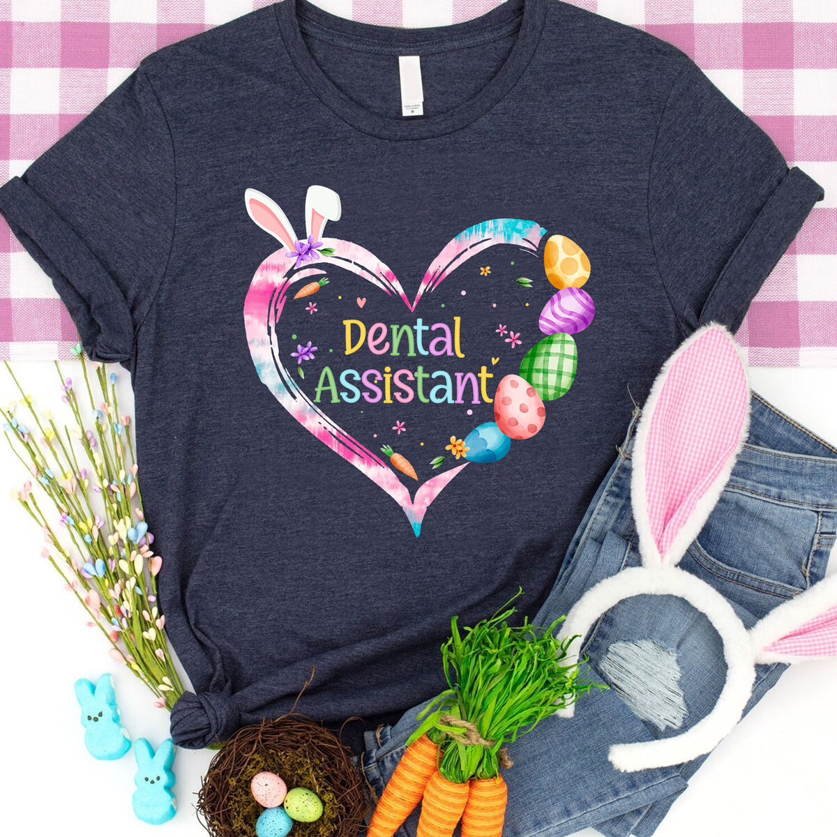 Dental Assistant Easter Shirt Easter Dental Squad T shirt Dental Crew Easter Dental Assistant Shirt Dental Assistant Gift Graphic Tee – Feel-Good Design · Trending Graphic Apparel