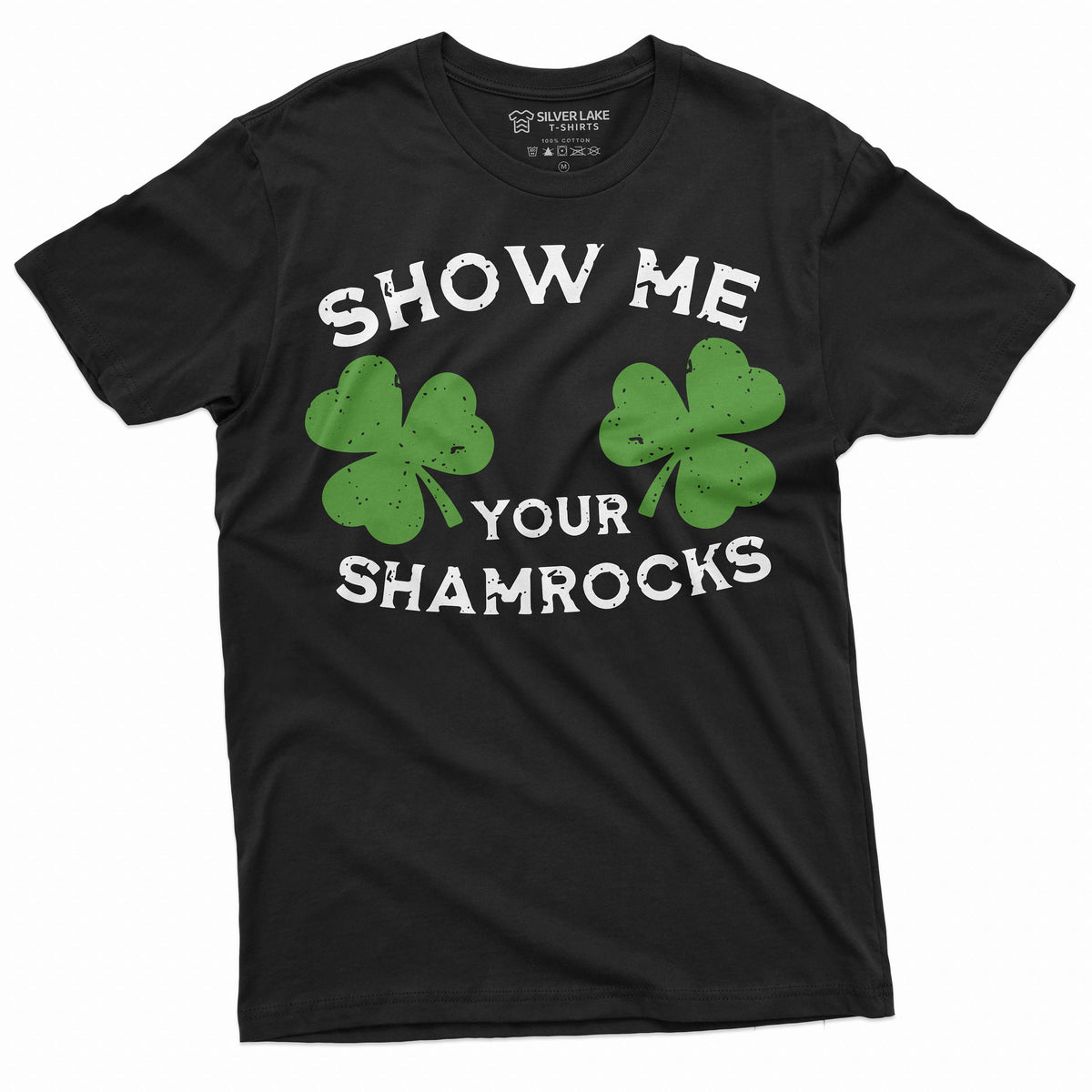 Men39s Funny St Patrick39s day Show me your Shamrocks T shirt Saint Patricks Clover shamrock party drinking party tee shirt Graphic Tee – Easygoing Wear · Must-Have Style