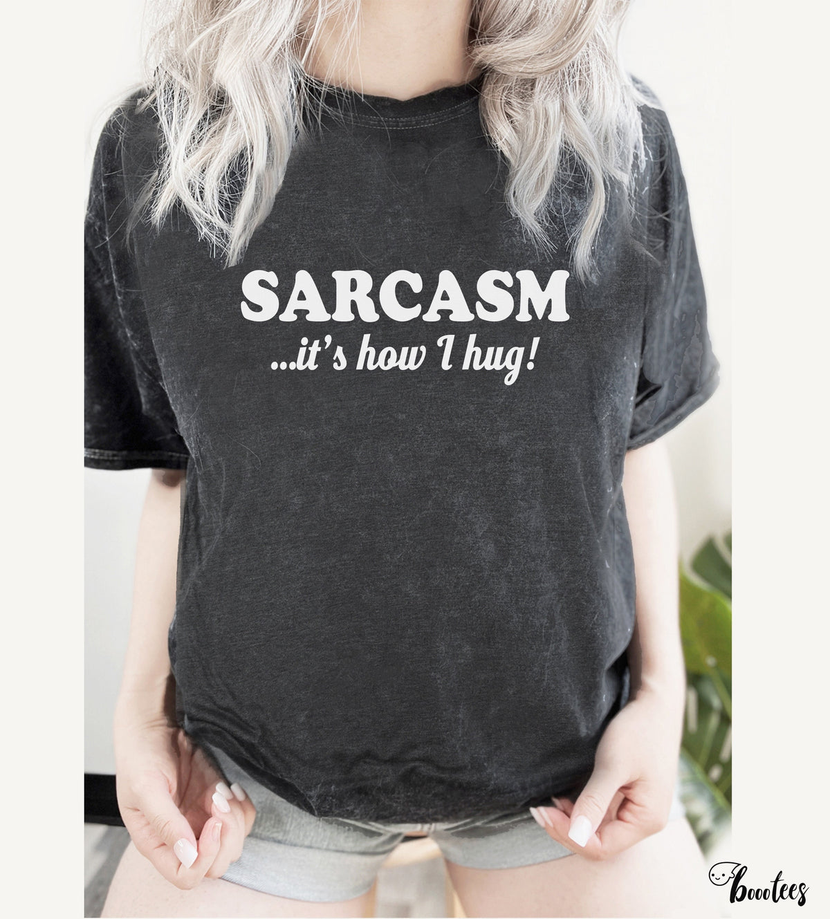 Funny Sarcasm Shirt Introvert T shirt Gift Idea Sarcastic Tshirt Present Humor Sassy Snarky Joke Humor How I Hug Mean Pun Lover Tee Graphic Tee – Premium Graphic · Great Gift For Fans