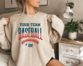 Personalized Baseball team shirt sweatshirt hoodie long sleeve gift custom name Baseball team and number coach baseball player Hoodie – Bold Style · High-Quality Print