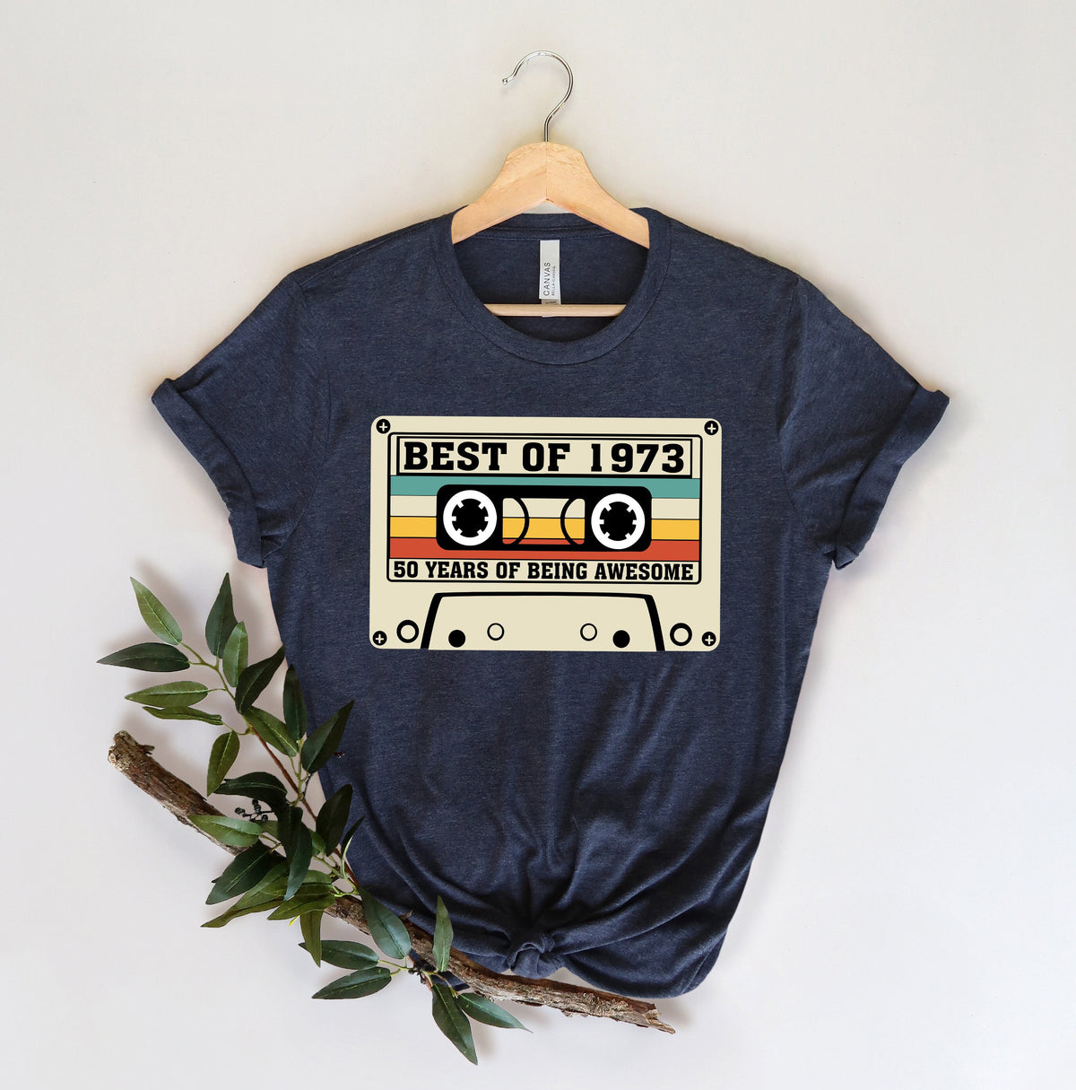 50th Birthday Shirt1973 Limited Edition Cassette T Shirt 1973 Birthday Shirt 50th Birthday Gift For Women 50th Birthday Men Tee Graphic Tee – Soft Feel · Great Gift For Fans