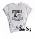 Hunting Shirt Hunter T shirt Gift Idea Outdoors Tshirt Present Outside Wildlife Big Game Deer Buck Duck Rifle Bow Crossbow Lover Tee Graphic Tee – Everyday Comfort · High-Quality Print