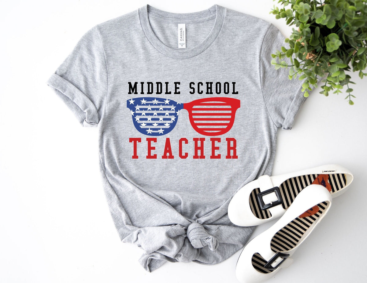 Middle School Teacher TShirt Back To School Tee Elementary School Shirt Teacher Shirt Gift For TeacherTeacher Appreciation Week Shirts Graphic Tee – Cozy Vibes · Great Gift For Fans