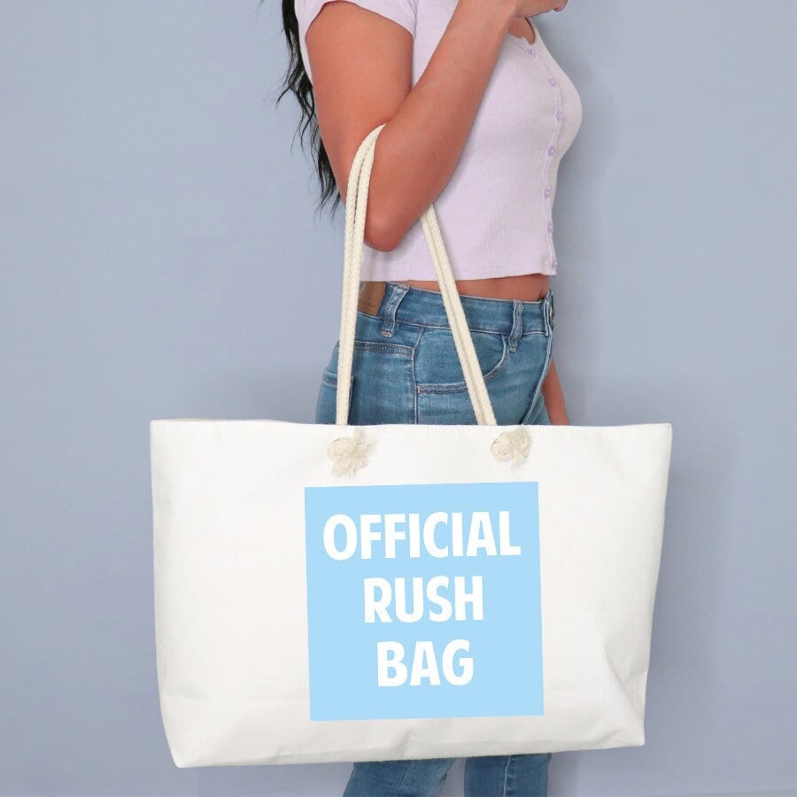 Official Rush Bag Sorority Rush Tote Sorority Rush Bag Rush Tote Sorority Rush Essentials Tote Bag – Feel-Good Design · Great Gift For Fans