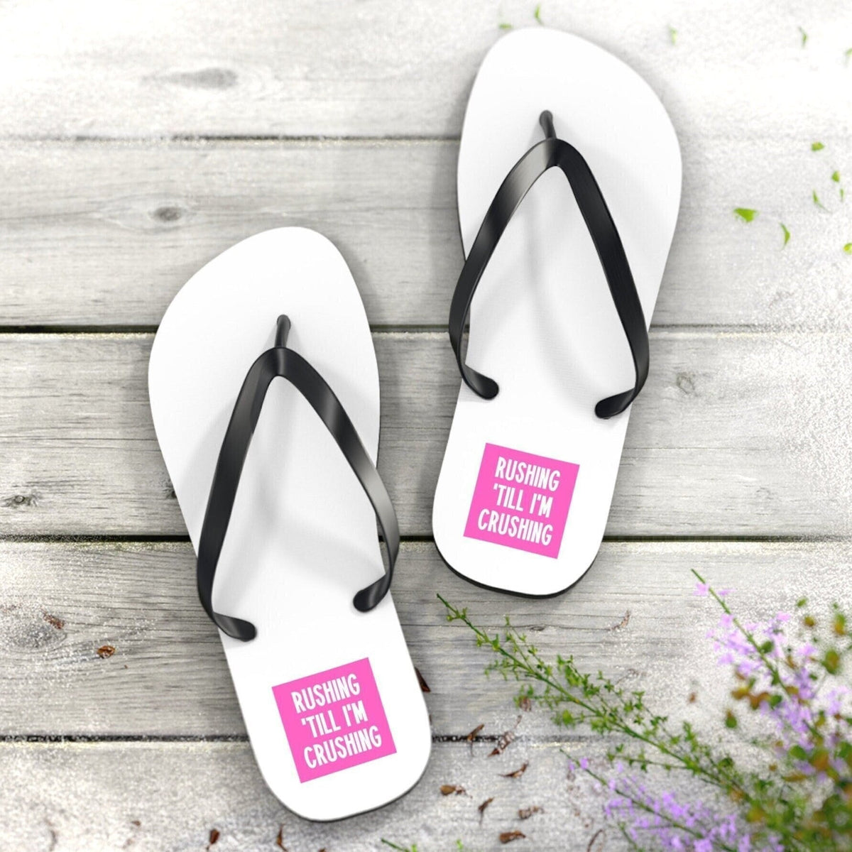 Sorority Rush Flip Flops Rushing Till I39m Crushing Flip Flops Sorority Rush Bag Flip Flops Sorority Rush Supplies Tote Bag – Bold Style · Great Gift For Fans