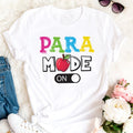 Para Mode On Back to School Shirt Para Tee Paraprofessional Tshirt Para Shirt First Day Of School Para T Shirt Para Gift Graphic Tee – Aesthetic Look · Trending Graphic Apparel