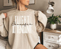 Personalized Flight Attendant shirt sweatshirt hoodie long sleeve gift custom name fa air hostess aviation Hoodie – Warm & Stylish · Top Pick For Any Outfit